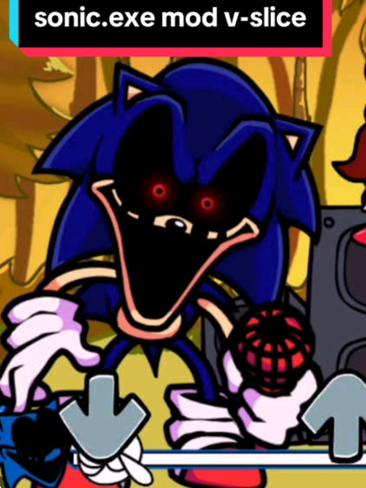 [Friday Night Funkin - Vs Sonic.Exe Hard Mod On Mobile!] #fnfmod #fnfmods #fnfmodsmobile #fridaynightfunkin #fnfanimation 