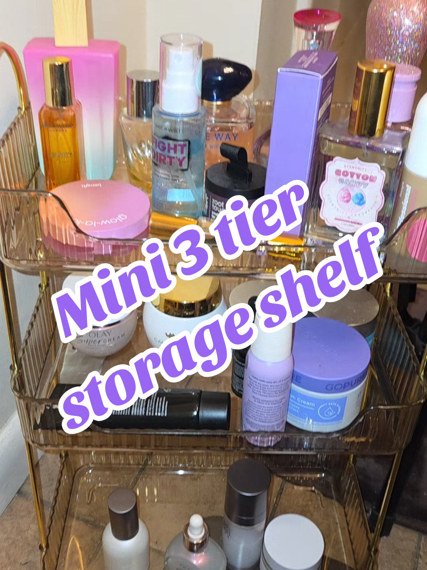 ✨ Organize your beauty must-haves in style! Perfect for makeup, perfume, and skincare — no more messy counters. Compact, cute & practical. 💄🌸 #BeautyStorage #MakeupOrganization #SkincareShelf #PerfumeDisplay #MiniStorage 