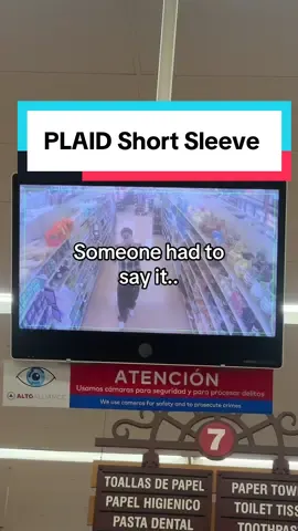 grab your PLAID Short Sleeve Shirt today via TikTok shop 🛍️#dressshirt #baggyclothes #tiktokshopbacktoschool 