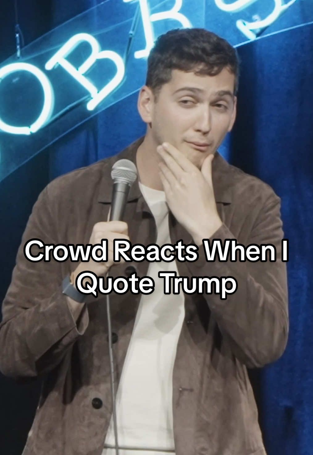 Crowd Reacts When I Quote Trump #trump #standup #funny #diddy #comedy 