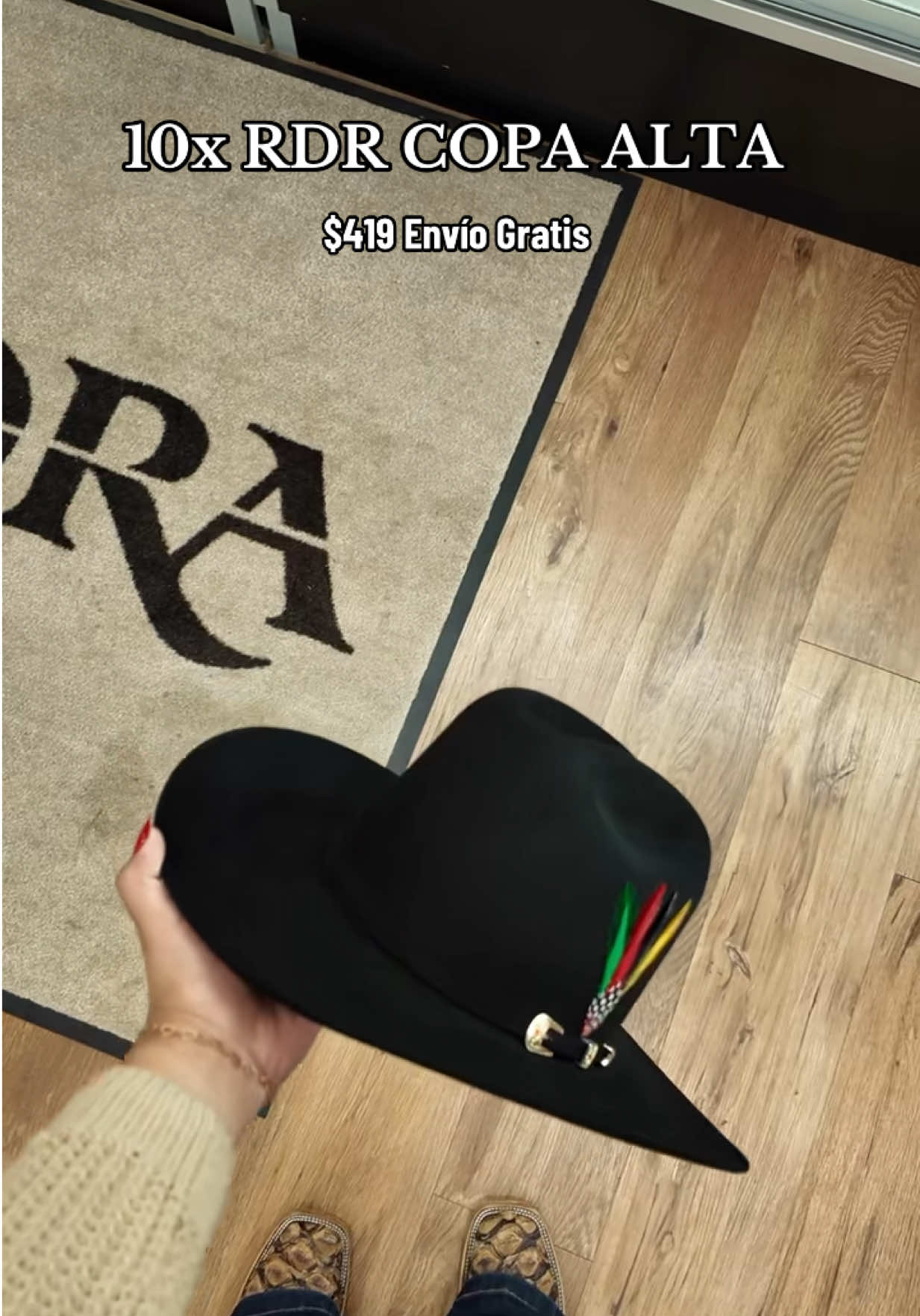 10x RDR copa alta estilo Sinaloa $419 dólares envíos gratis a todo USA 📞9105967393 #usa #10x #rdr #copaalta #estilosinaloa 
