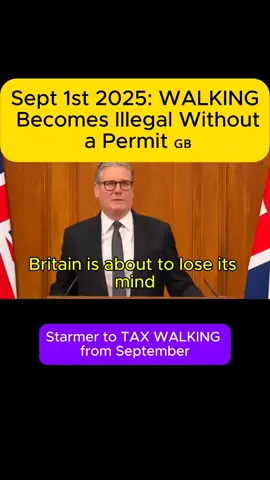 September 1st 2025 : Walking Becomes Illegal Without a Permit #uk #news #info #government #for  Disclaimer: This video reflects a personal point of view and is shared to spark thoughtful discussion. It does not claim to present absolute facts. Viewers are encouraged to do their own research, verify information independently, and form their own opinions.