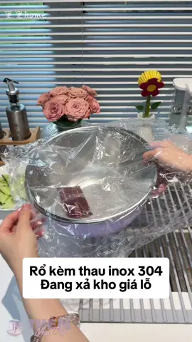 Rổ kèm thau inox