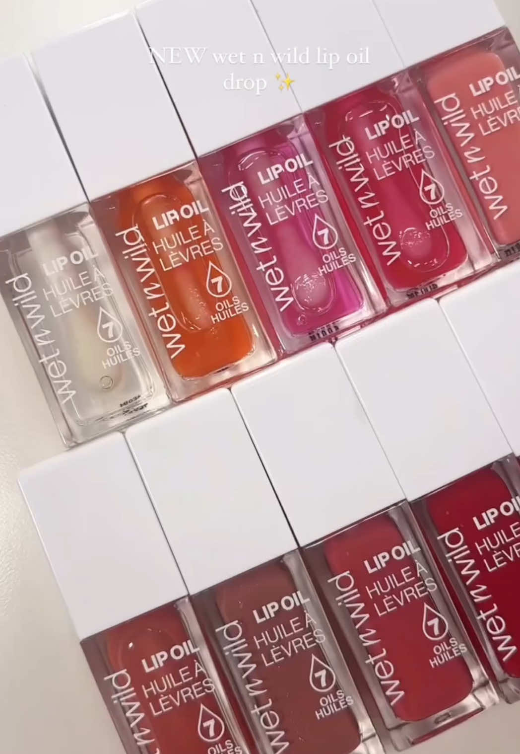 Our Lip Oils are $5.99 and delivers hydration, shine and color with this lightweight formula infused with 7 natural oils 💧⁠ ⁠ 🎥: @vnessabeauty ⁠ ⁠Shop our products @walmart @target @walgreens @cvspharmacy @fivebelow @amazon & wetnwildbeauty.com #wetnwildbeauty #crueltyfree 