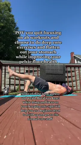 Old video but still some easier begginer things that’ll help your deep core wich in turn will help you build to harder core things #deepcore #pelvichealth #fatloss #workouttips #onthisday 