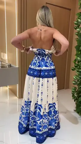 Gostou? Link de compras na bio🛍️. Vestido longo, tomara que caia, com elastex, inspiração Farm, tendência verão 2025. Encontre agora na shopee 😉🛍️. #vestidolongo #comprasonline #modafeminina #fypage #fyppp 
