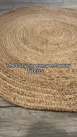 Bring natural boho vibes into your home with this handmade jute braided rug 🌿. Stain-resistant, durable, and the perfect accent piece for your entryway, living room, or cozy corner! #BohoHomeDecor #CozyLiving #HomeStyleInspo #RugTok #EntrywayGoals  