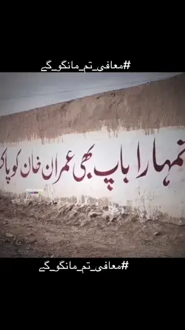 #معافی_تم_مانگو_گے 