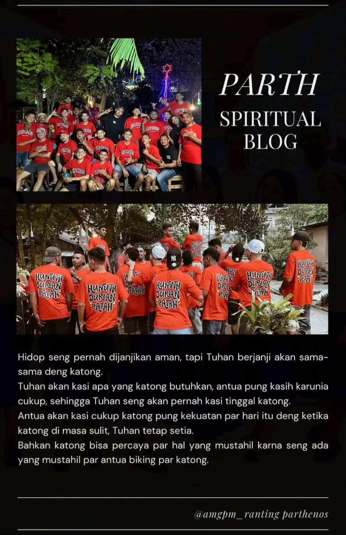 Seng perlu tawar hati par kejadian ini yakin saja Tuhan Yesus ada deng katong🙏#ananahunuth#ambonpride🏝🔥 