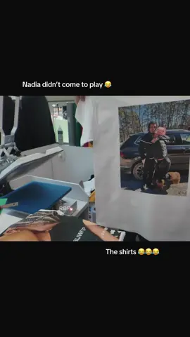(Nadia j ) new video ‼️ the shirts came out sooo good 😂 #fyp #nadia #funny #prank #viral 