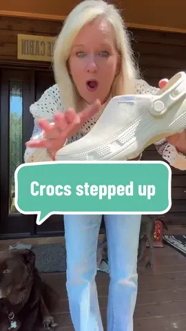 Crocs have stepped up their game! #ttscreatorbash #crocsgang #fabriccrocs 
