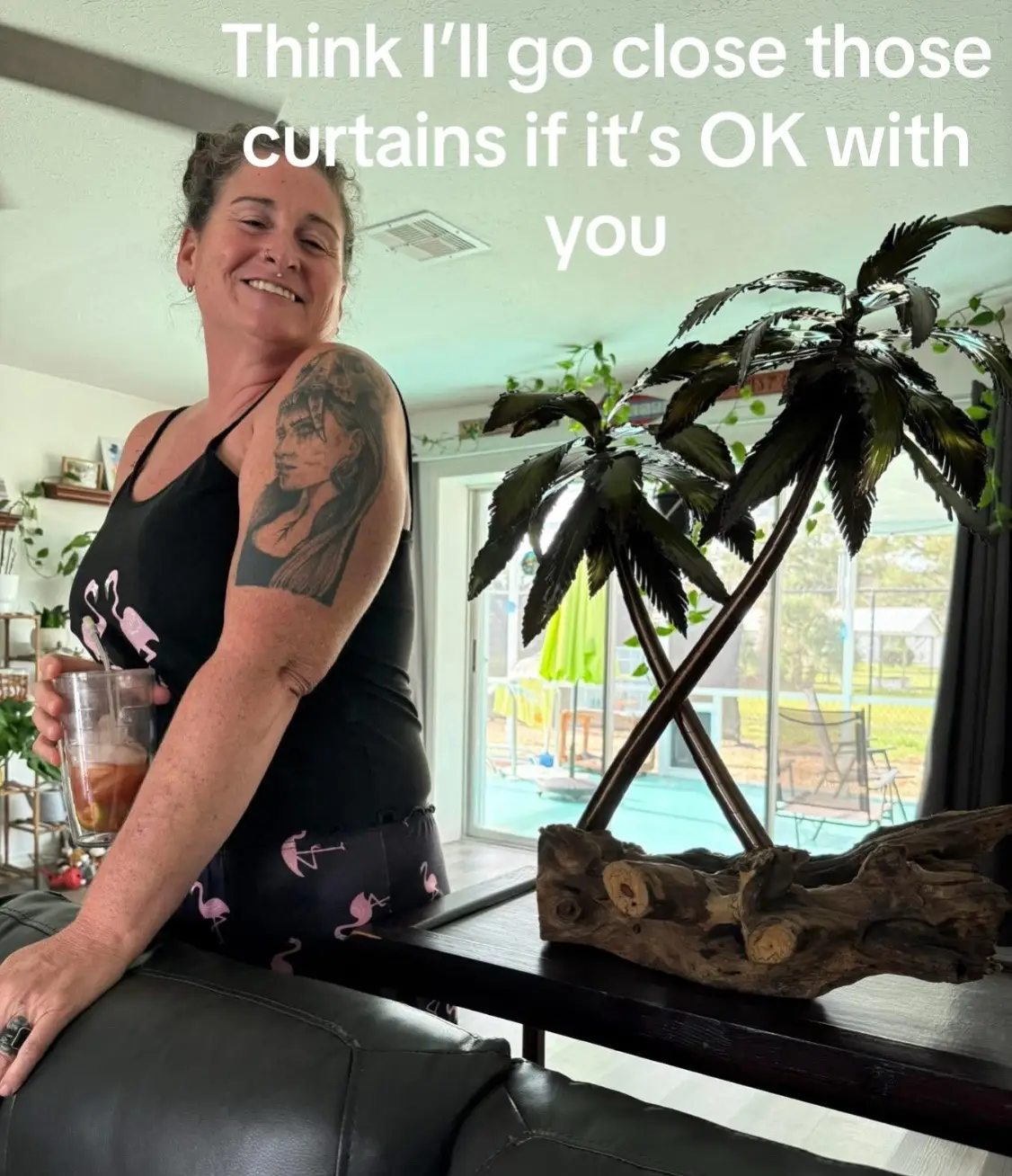 I can’t stop the feeling of wanting to go close those curtains if that is OK with you#tiktokviral 