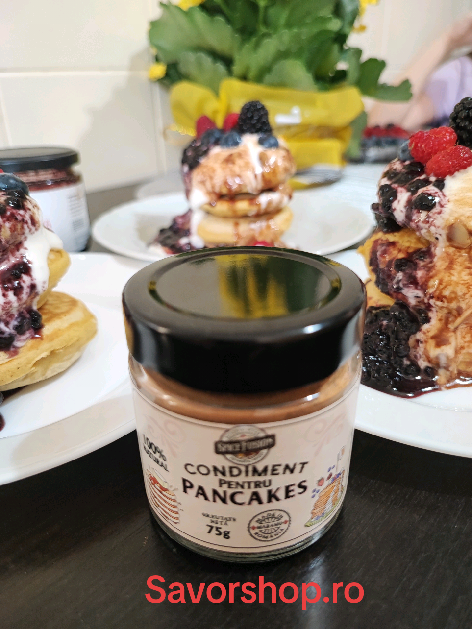 Cele mai delicioase pancakes la ceas de seară! Mulțumesc @Savor pentru bunătăți ♥️ Sunt MI-NU-NA-TE!!!