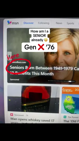 I’m not sure how I feel about this!!! 😢 I don’t feel like a senior…until I try to get up. 😂 #genx #senior #gettingold #seniorcitizen #seniorsoftiktok 