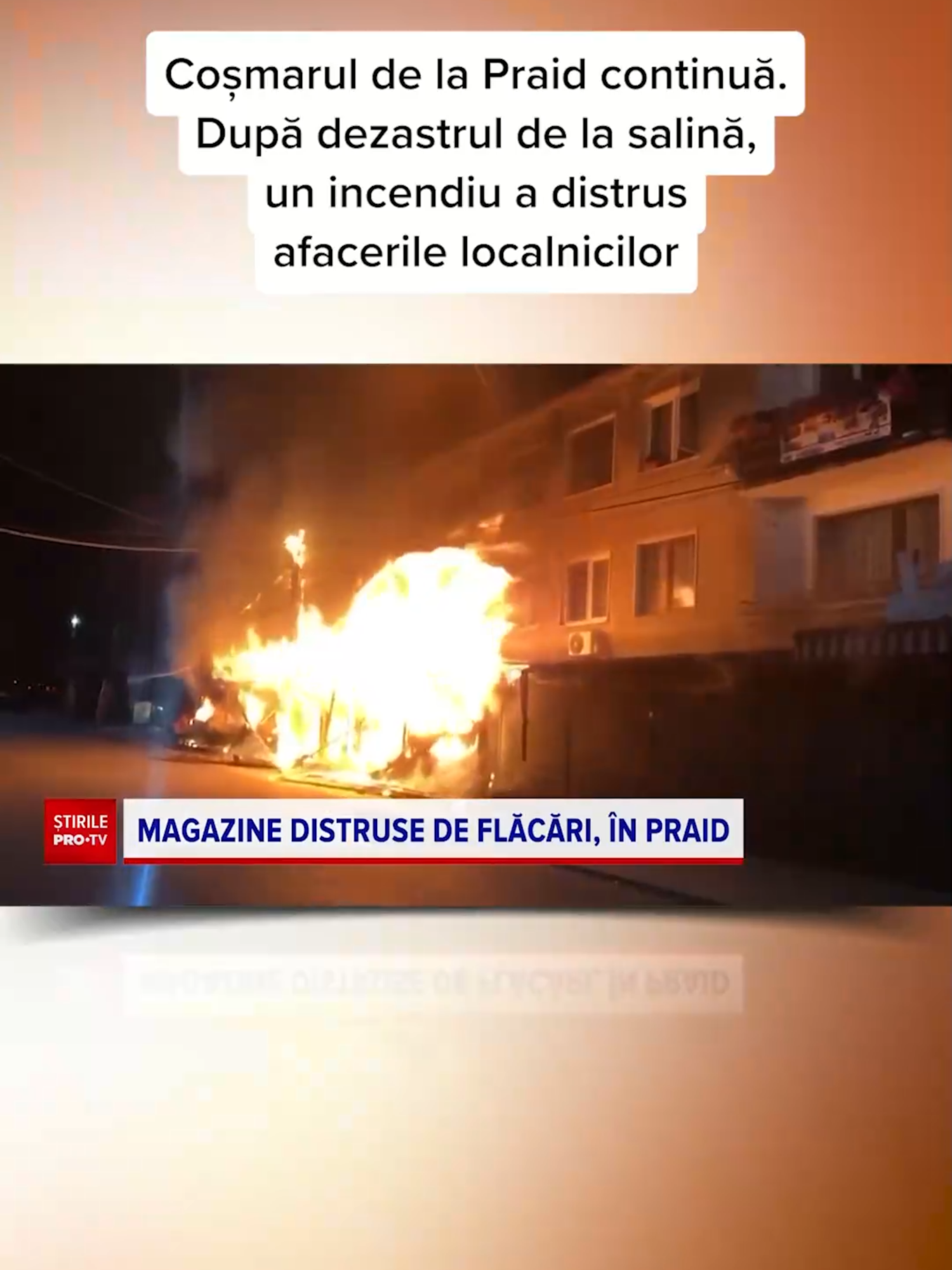 După ce au fost afectați de dezastrul de la salina Praid, asupra proprietarilor unor magazine de suveniruri s-a abătut un nou necaz. În noaptea de luni spre marți, un incendiu devastator a făcut totul scrum.#stirileprotvdeastazi #news #stiri #protv #stirileprotv