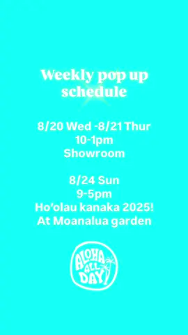 Ho’olau kanaka✨Only once a year event will be this Sunday 8/24/25 ⏰9-5pm 📍Moana lua garden ✨Showroom -Open 8/20 on Wednesday and 8/21 Thursday. 10am-1pm  📍Please search “Homer a Maxey international trade resource center “ on Google map. We are on ground floor unit M-303  🚗parking : park on Visitor parking stalls or unmarked stalls 🚫Tow-the stalls along the wall (across from chain link fence)as drive in to the building