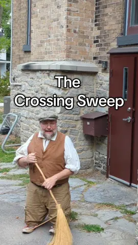 Glanmore Presents Victorian Era Bad Jobs, The Crossing Sweeper. These were part of the working poor, children, the elderly and the disadvantaged. These people would sweep crosswalk and paths clear of debris and horse waste in advance of people strolling down the street in hopes of receiving a few coins for their efforts. They were frequently viewed as demanding and a nuisance. All in all, a pretty Bad Job! #nopestalgia #victorianaesthetic #museum #historytok #victorian 
