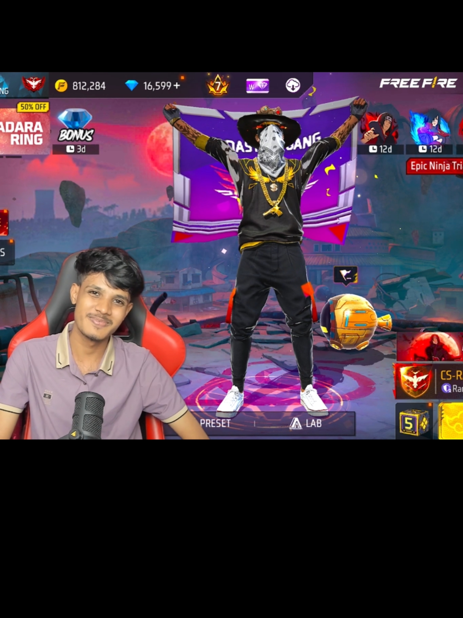 কোন অভিযোগ নেই😅 #FreeFire #primesami #roastedgaming #samibhai