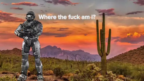 Noble 6 gets lost in Sierra Vista, Arizona #fyp #skit #funny #arizona #Halo 