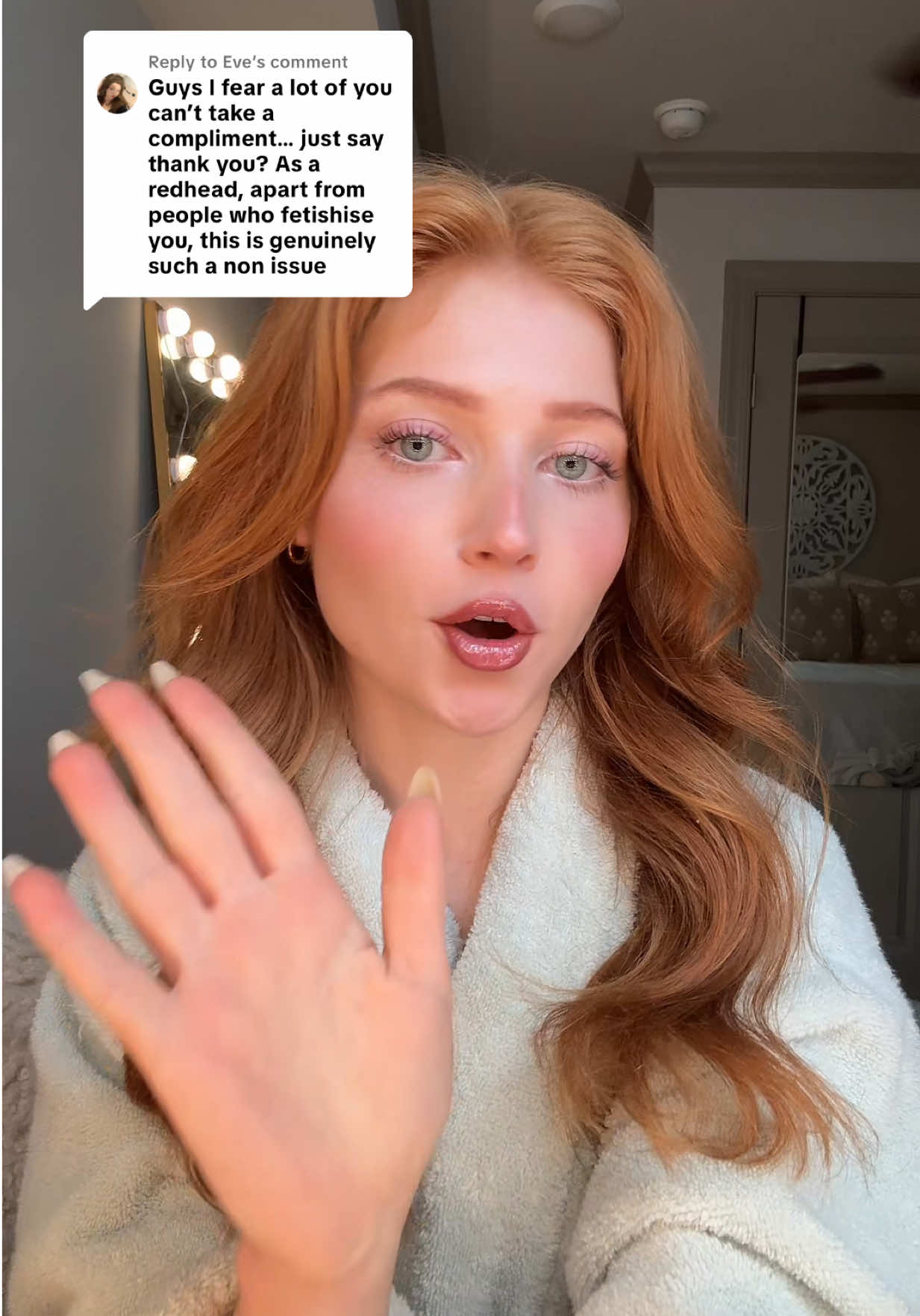 Replying to @Eve relax fam 😅 #ginger 