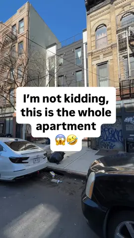 Tiny apartments 😱🤣 #brooklyn #realestate #apartment #apartmenttour #apartmenthunting 