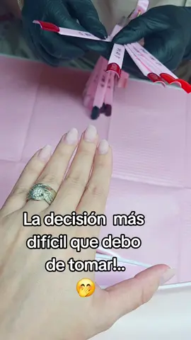 Decisiones! #uñas #rojo #❤️ #nailsart #fyp 