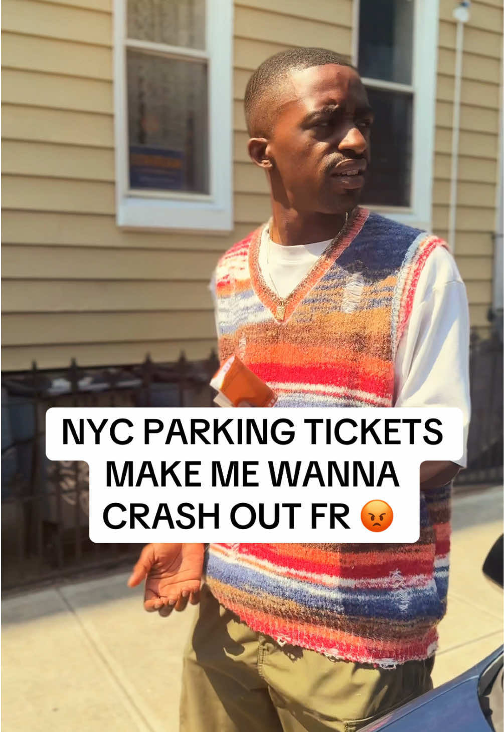 NYC parking tickets always come at the WORST times 🤦🏿‍♂️ #crashout #newmusic #nyc 