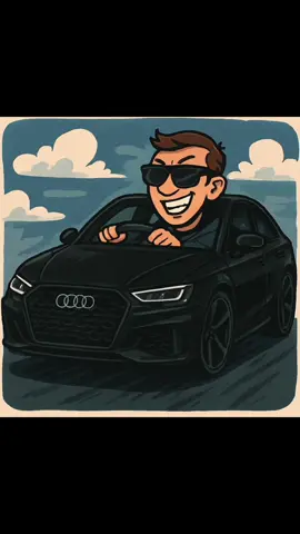 Der Typische Audi Fahrer #audi #cartoon #stereotype #funny #audirs3 