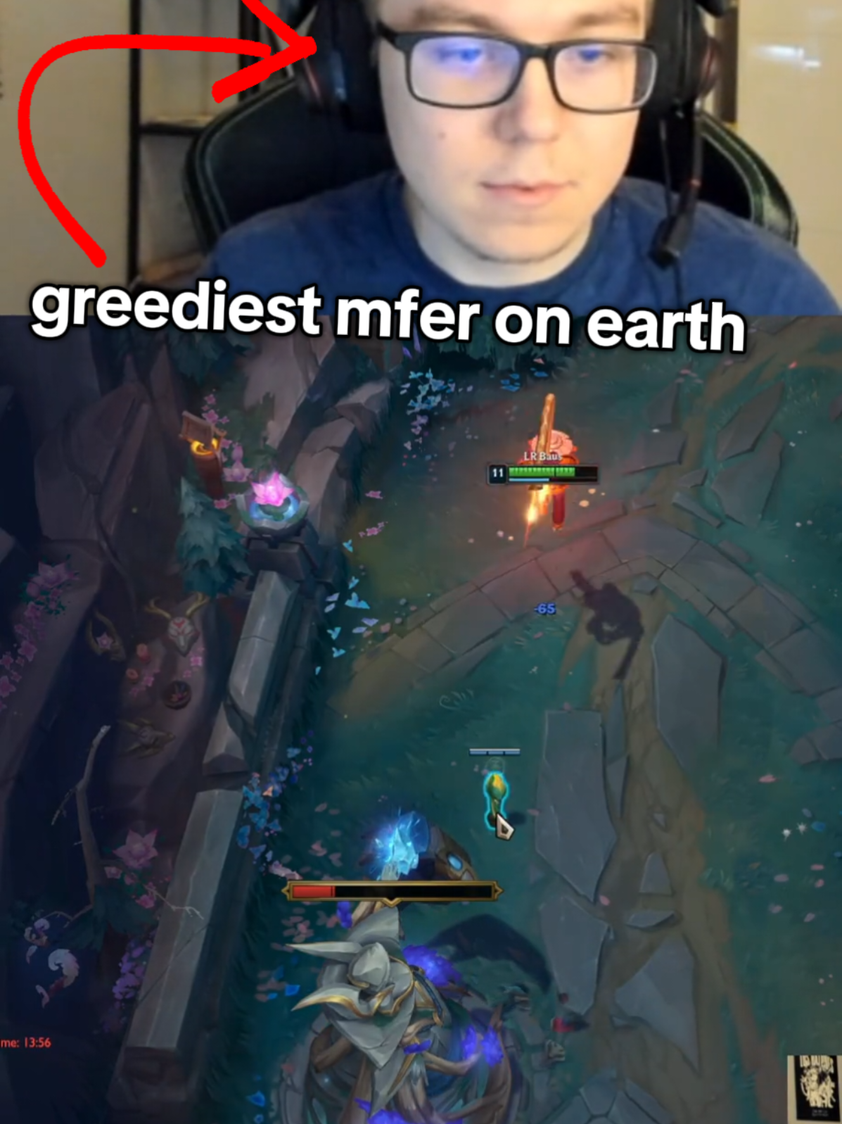 Greedy baus is greedy, worth! #leagueoflegends #lol #game #Gaming #leaguetiktok 