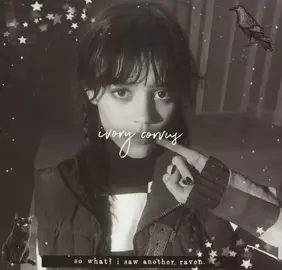 [ 𝗜 𝗦𝗔𝗪 𝗔𝗡𝗢𝗧𝗛𝗘𝗥 𝗕𝗜𝗥𝗗 ] may or may not have made a new trc oc  🙈 this is ivory corvus!! her dad was a friend and business partner of niall lynch's, so she grew up with the lynch brothers. she is a dreamer!! which gives me an excuse to write her into the dreamer trilogy too 😼  📖: i saw another bird 🖊️: dieasthedevil (wp & ao3) 🌎: the raven cycle #trc #theravencye #ronanlynch#twdedit #theravencycleedit   🏷️: @rowan ʕ•̫͡•ʔ @✹ SYD ✹ @⟡ ݁bea! 𐙚 @anya @brae 𖦹 @clem ✭ @eva ⛧ @izzie @leea 🧟‍♀️! @lexi 🪽 @margot ✭ @nadia ➳ @naomi 🐞 @nova ִ ࣪𖤐. @rudi 🐆 @vada ⛇ @violet ꩜ @Ziggy 