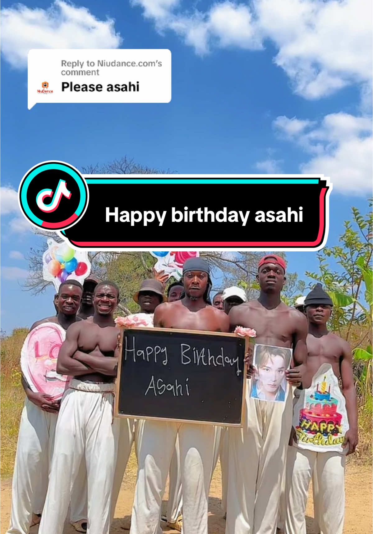 Replying to @Niudance.com #asahitreasure #treasure  Happy birthday asahi