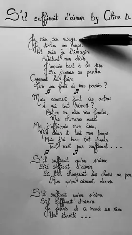 ‘’S’IL SUFFISAIT D’AIMER…’’ de notre mondiale @Celine Dion . J’adore 😻. #amour #tiktokviral #videoviral #tiktok #foryoupage❤️❤️ 