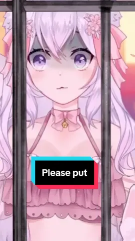 At least put some snacks through the bars of my enclosure. What’s your fav snack🥲 #vtuber #vtuberclips #catgirl #waifu #anime 