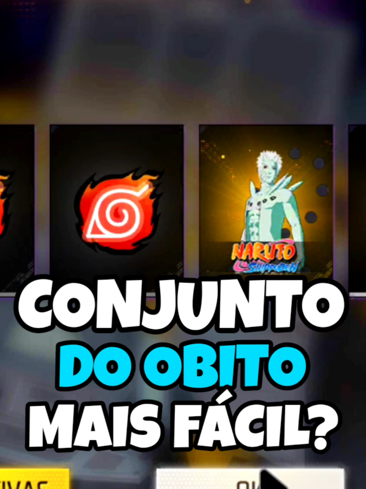 EVENTO MAIS FÁCIL? PEGANDO O CONJUNTO OBITO  ANTECIPADO NO TOKEN ROYALE FREE FIRE, FF x NARUTO #freefire #ff #garenafreefire #obitoff #narutoff 