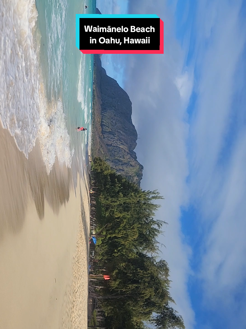 📍Waimānelo Beach in Oahu, Hawaii  #waimanelobeach #waimanalo #beach #oahu #island #hawaii #paradise #sunrise #explore #travel #Summer #vacations #memories #foryoupage 