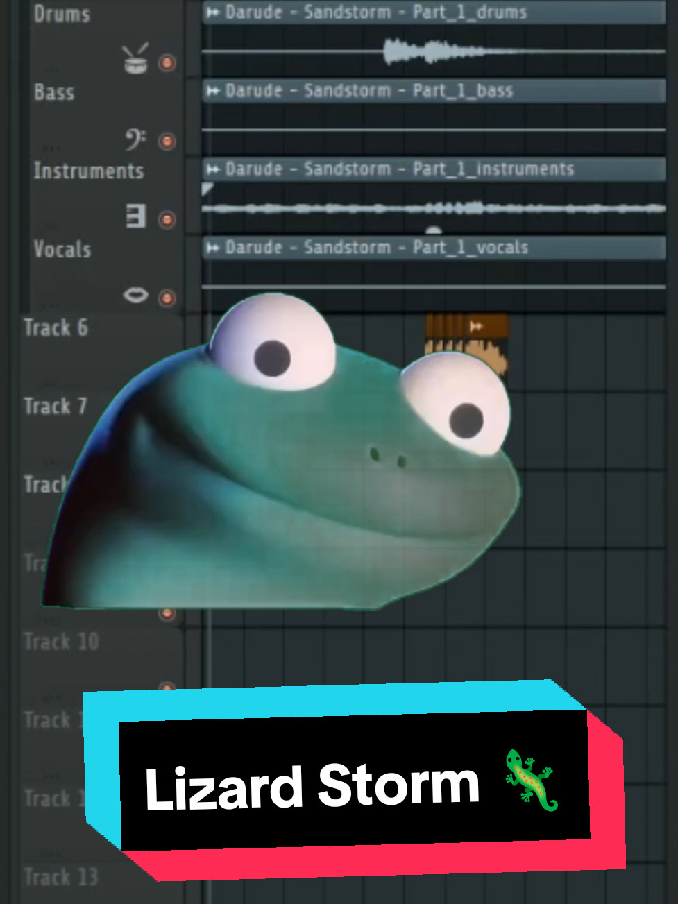 It had to be made, Lizardstorm 🦎 #lizardmeme #lizard #fyp