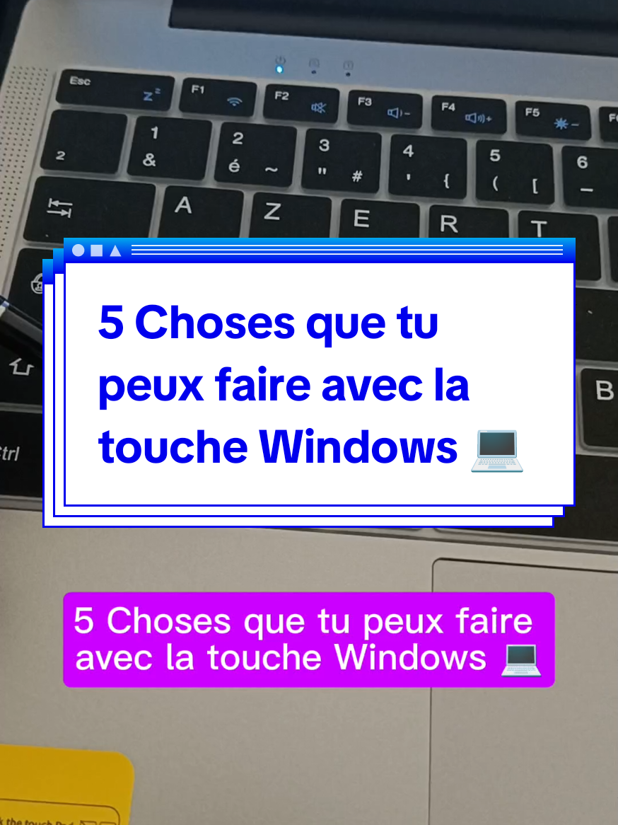 5 Astuces avec la touche Windows #pc #viralvideos #keyboard #tipsandtricks #fyp 