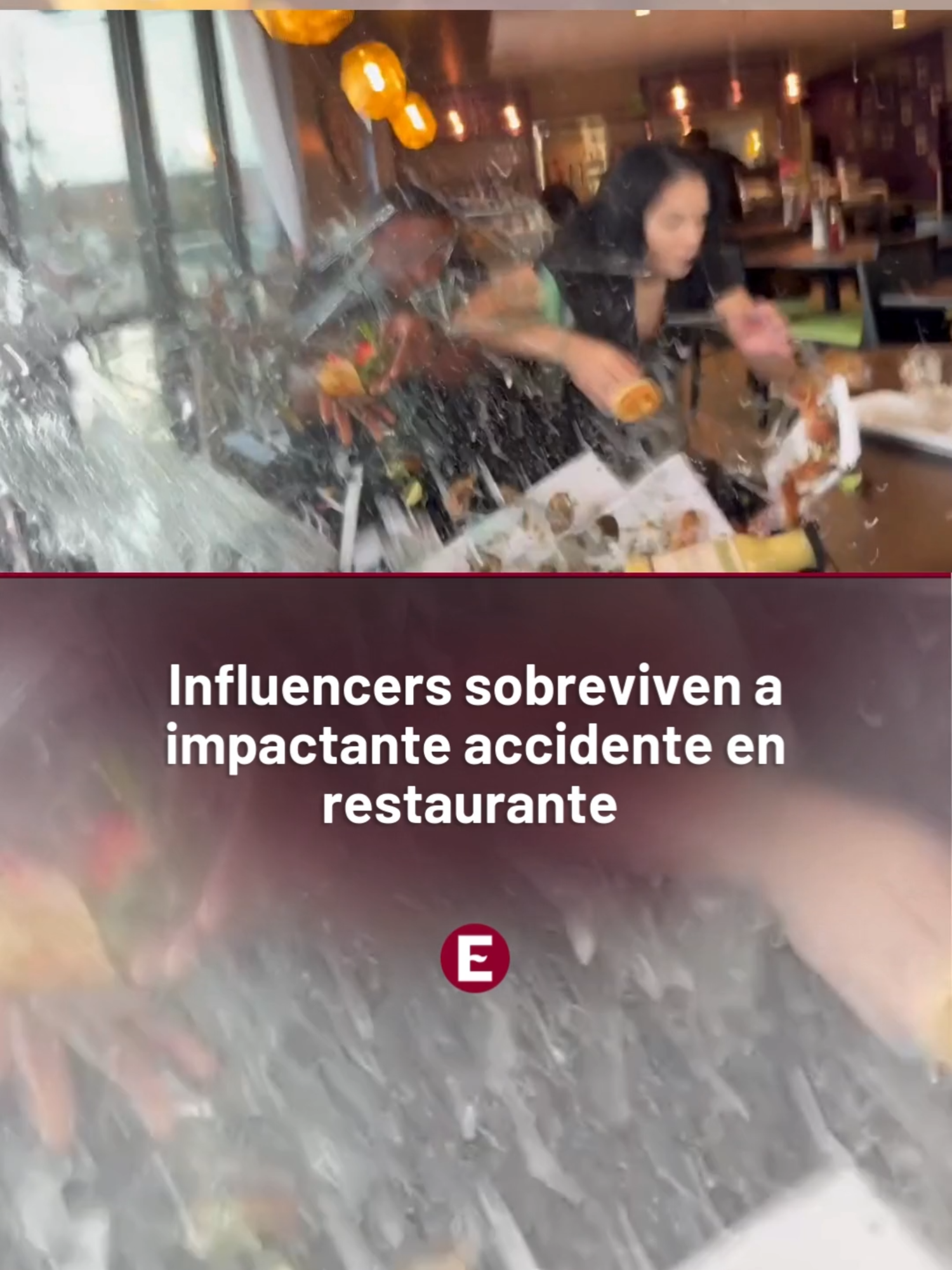 Los hechos ocurrieron la tarde del pasado sábado, en el #restaurante CuVee’s Culinary Creations, en Houston, #Texas, cuando los influencers grababan su reseña, fue entonces cuando una camioneta irrumpió sin invitación a través del ventanal del restaurante directamente contra su mesa. El momento quedó registrado en video y rápidamente se volvió viral pues se observa al vehículo entrar volando mientras ambos disfrutan tranquilamente su platillo en una escena que termina con la pareja tirada en el suelo, entre vidrios rotos y sillas volcadas. Video: @ FearedBuck #ExcélsiorDigital #noticias #información #comida #accidente