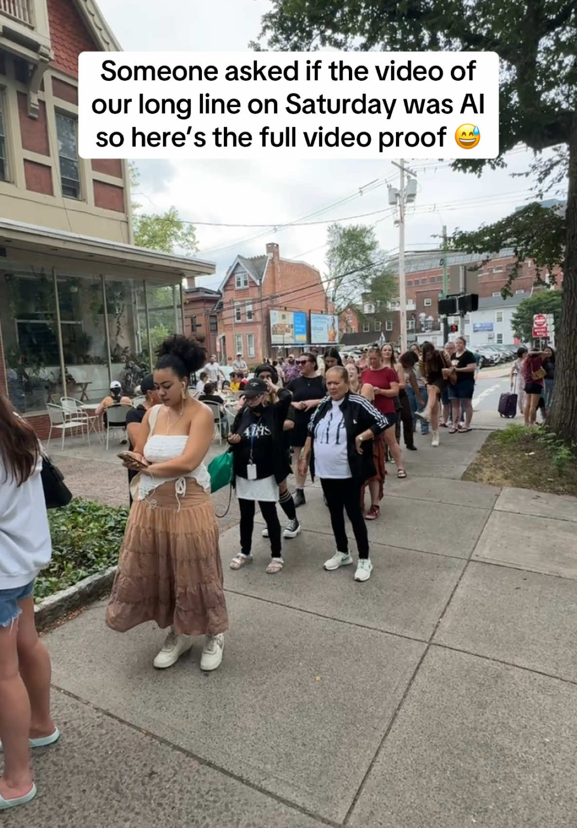 Mostly it’s me screaming. 😌 but so full of gratitude for every single person on this video. Saturday was a dream and we hit a major goal by breaking our records. 🥹 we love you all!! #proof #notAI #successstory #connecticut #newhaven 