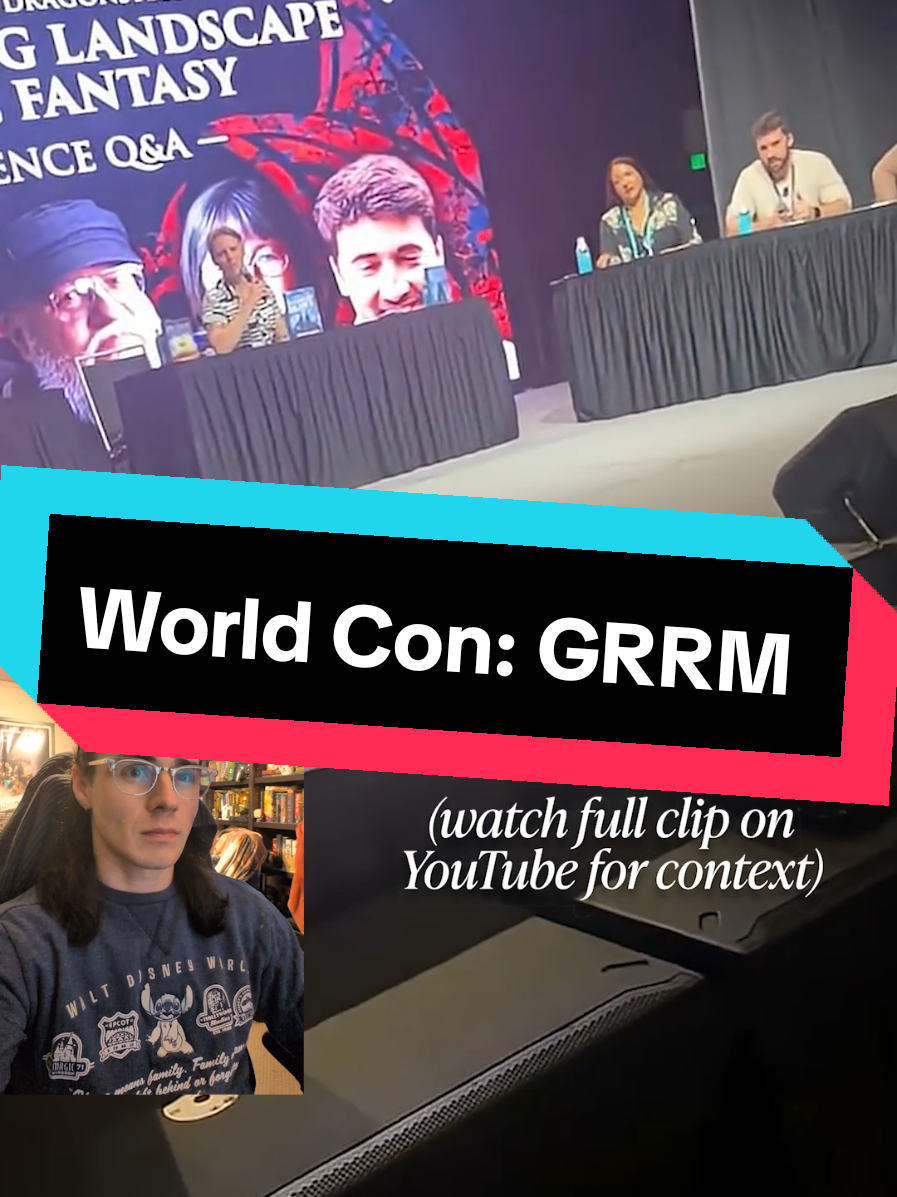 be kind to each other, plz 🙏🏻 #georgerrmartin #brandonsanderson #worldcon #gameofthrones #windsofwinter 