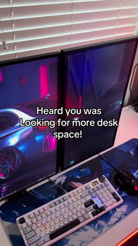 There is no perfect time to upgrade your setup then now! ⬇️ #GamingSetup #MonitorArm #SetupUpgrade #DeskSetup #GamerLife 