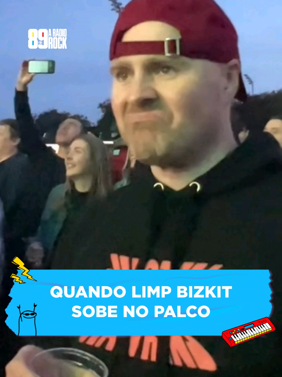 QUANDO O LIMP BIZKIT SOBE NO PALCO! 🤘 Tem música que a gente ouve e é impossível evitar se sentir que nem um adolescente de novo, né? Parece até que voltamos no tempo! Créditos: paddyraffcomedy (tiktok) #89 #89fm #89aradiorock #89fmaradiorock #radiorock #aradiorock #rock #vivaorock #limpbizkit #meme 