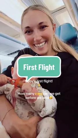 Bye bye Denver ✌️ #baby #momtok #flying #momssupportingmoms 
