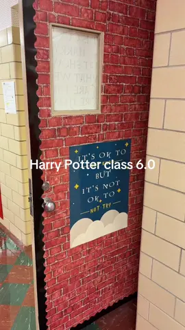 Harry Potter classroom 6.0! Just missing my string lights over the bulletin boards! My favorite part is the pictures of my dog! #wbpartner #backtohogwarts #harrypotter #teacher #classroom 