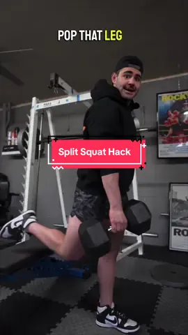 This was an absolute game changer for me. #gym #Fitness #splitsquat #workouttips #exercisetutorial 