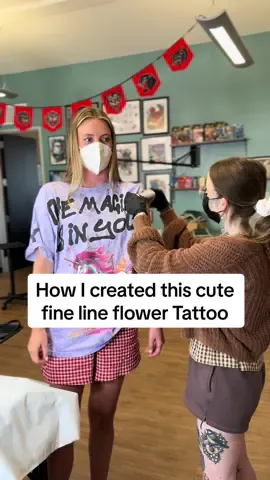 Wondering how I created this cute Tattoo? #snoeflinga #sandiegofinelinetattooartist #finelinetattoos #sandiegotattooartist #sandiego 