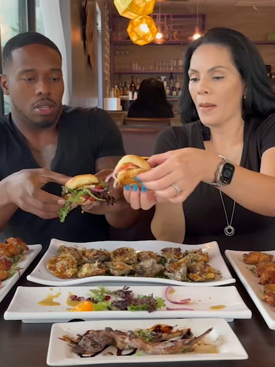 A pair of food influencers just tucking into their meals at a Houston restaurant narrowly escaped serious injuries after a driver plowed through the restaurant window on Saturday, August 16. Nina Unrated told Storyful she and Patrick Blackwood were filming their “daily eating show,” which features restaurants across the US, at Cuvee Culinary Creations and had just bit into their salmon sliders when the dramatic incident occurred. “I am beyond grateful to be alive,” she wrote on Instagram. “Out of nowhere, but we survived.” Footage shows the pair scrambling out of their seats as startled patrons and staff looked on.