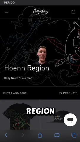 The Hoenn Region @Dolly Noire x Pokemon Collection is CRAZY Good. ⚡️ #Pokemoncenter #PokemonRuby #PokemonSapphire #Hoenn 