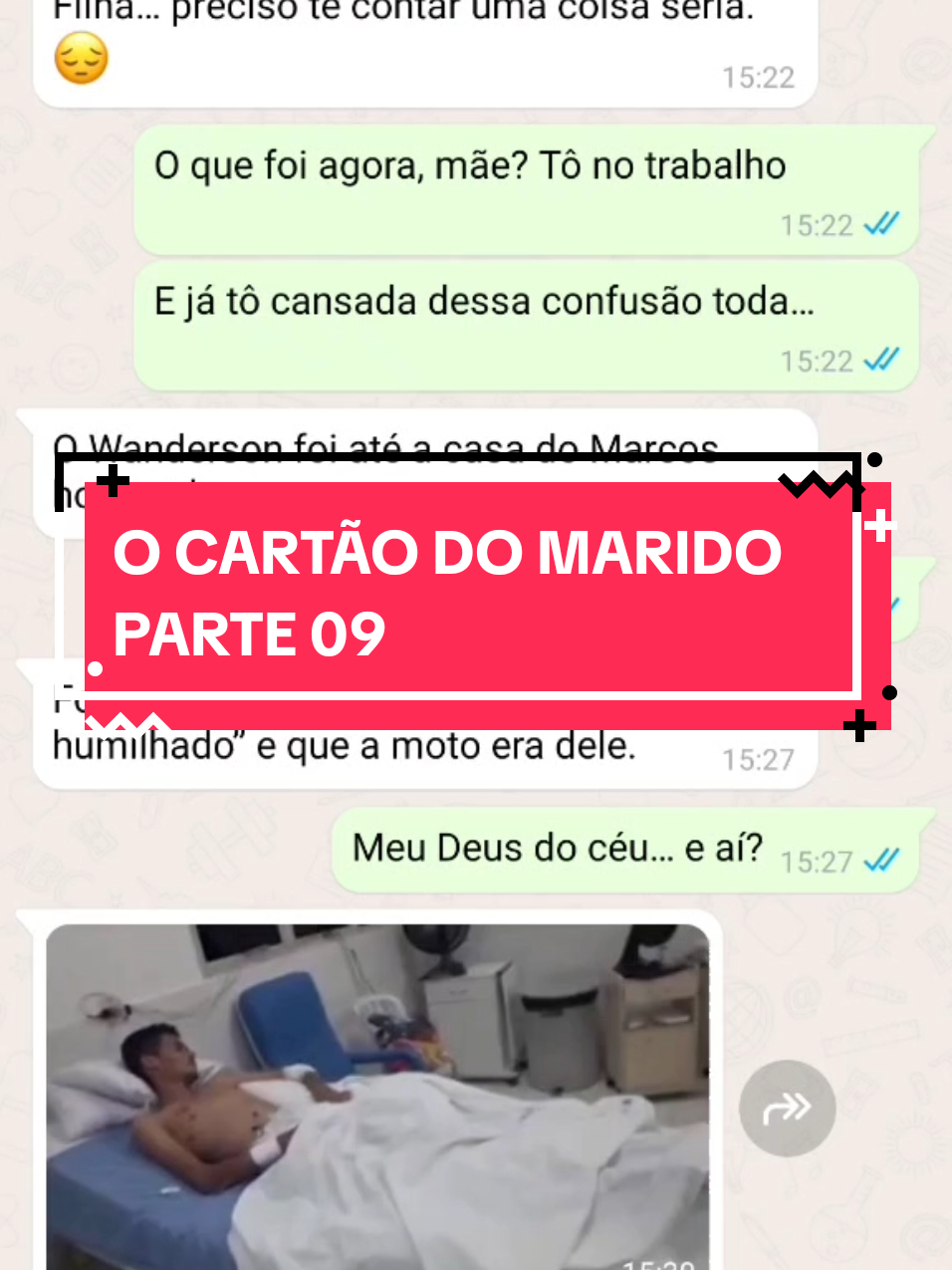 Wanderson foi até a casa do cunhado Marcos cobrar a moto… mas acabou parando no HOSPITAL todo arrebentado 😳👊 A mãe tenta defender o filho de qualquer jeito, mas a esposa está desesperada no meio desse fogo cruzado! 🔥💔#whatsapp #conversadewhatsapp #CartãoEstourado #HistoriasDeZap #sogra 