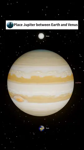 What if we put Jupiter between Earth and Venus? #fyp #simulator #collision #universesandbox2 #solarsystem 